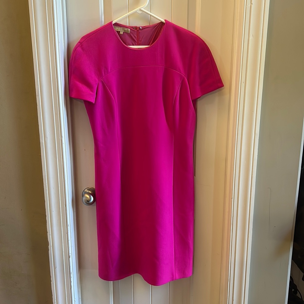 Michael Kors collection Neon Pink dress